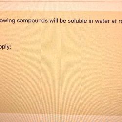 Rank the following in order of increasing molar solubility