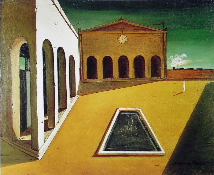 Giorgio de chirico mystery and melancholy of a street