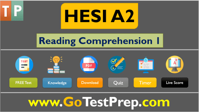 Hesi a2 reading comprehension practice test pdf